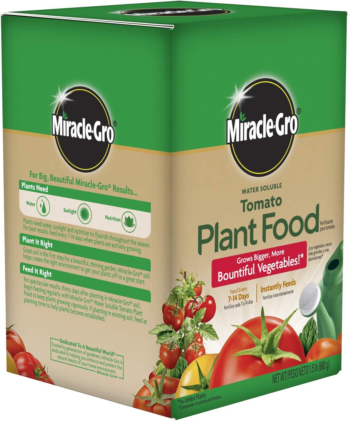 Miracle-Gro Water Soluble Tomato Plant Food 1.5 lb