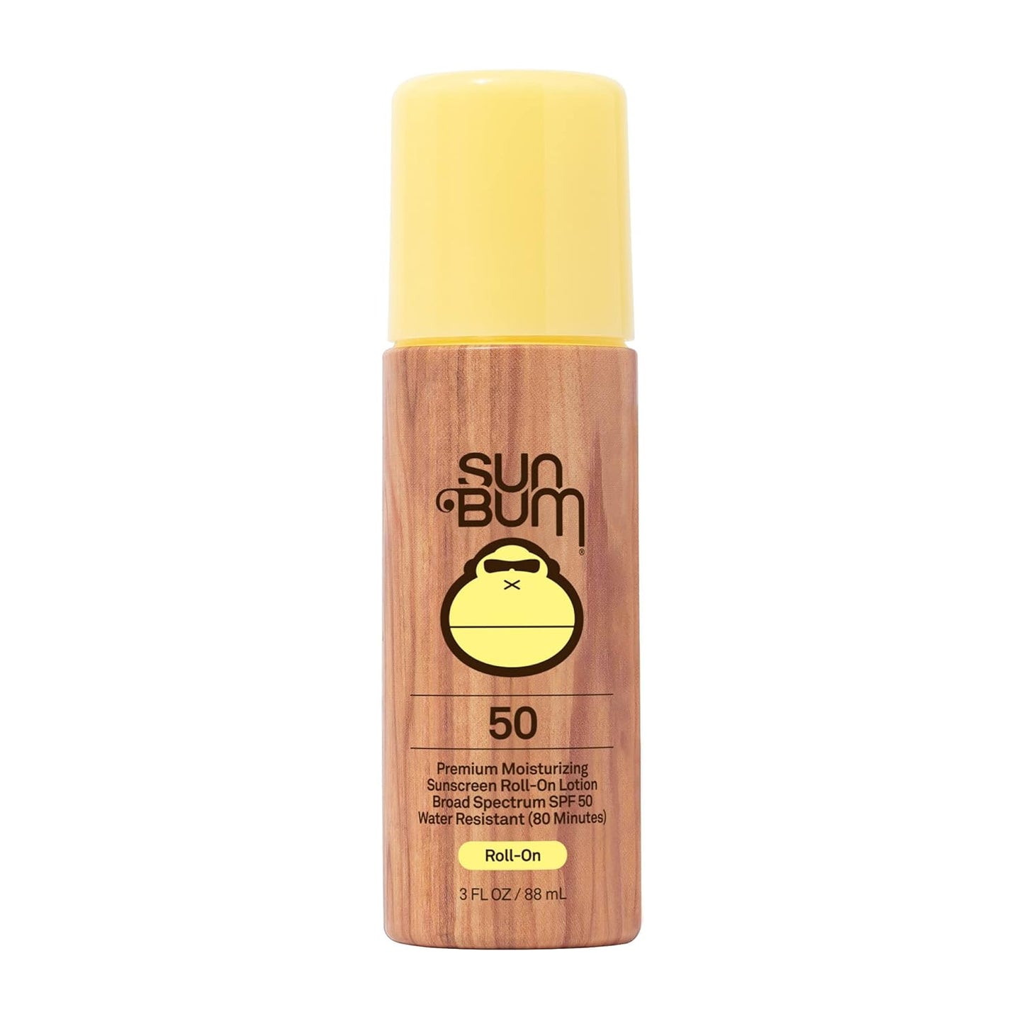 Sun Bum Original SPF 50 Roll-On Sunscreen Body Lotion 3 oz