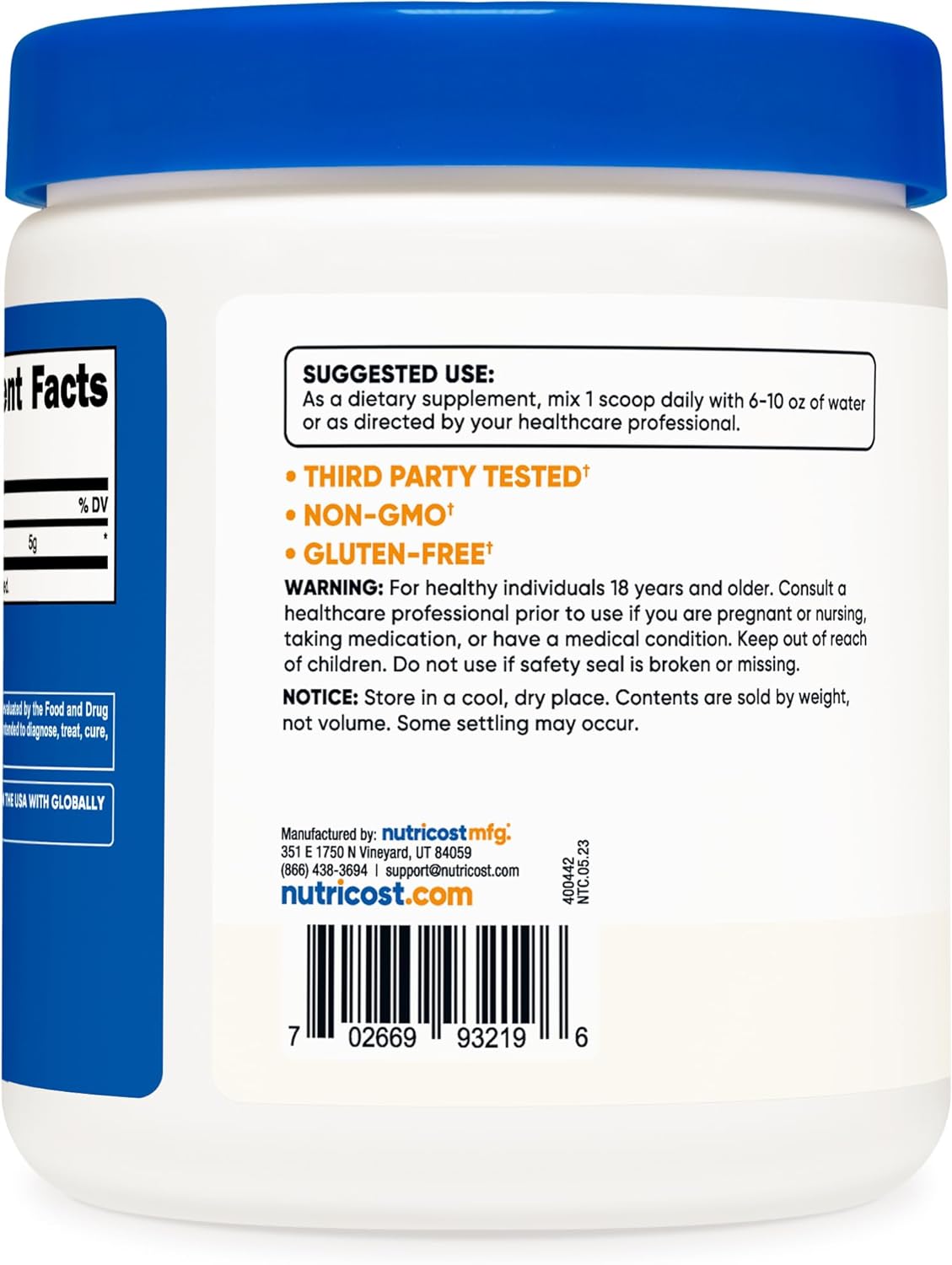 Nutricost D-Ribose Powder (250 Grams)