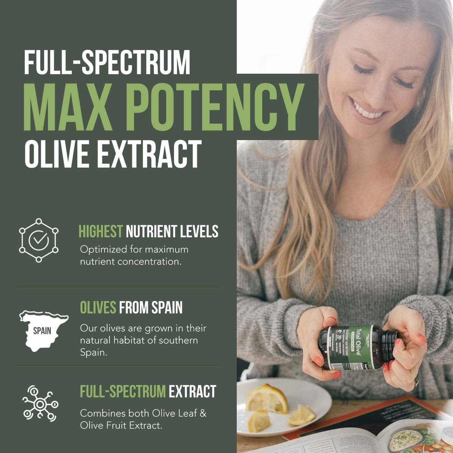 Total Olive® - Olive Leaf Extract  60 Count