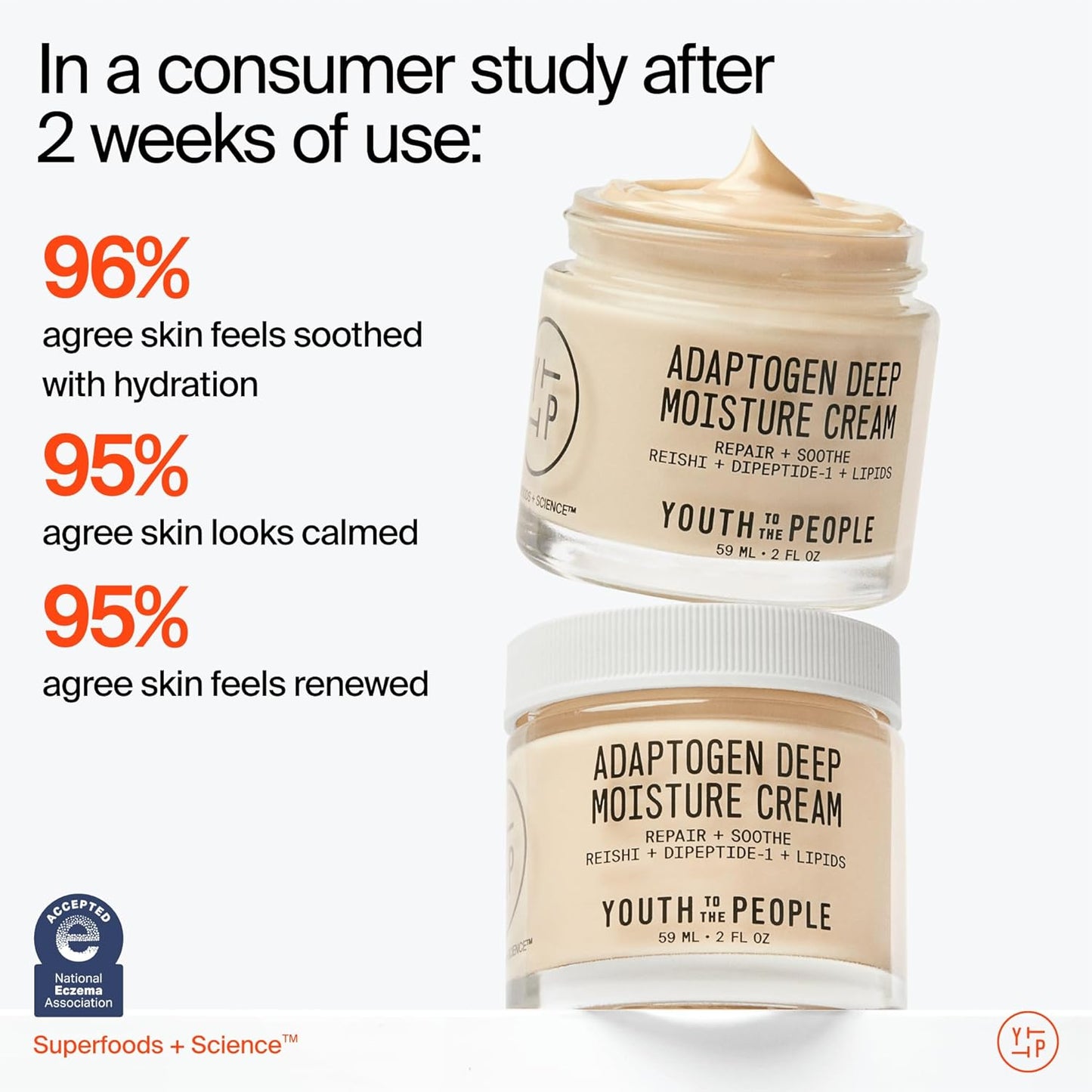Youth To The People Adaptogen Skin Repairing Moisture Cream -2 fl oz
