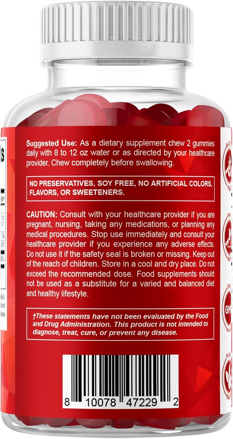 Vitamatic Extra Strength Vitamin B12 5000 mcg (Methyl B12) Gummies - 120 Count