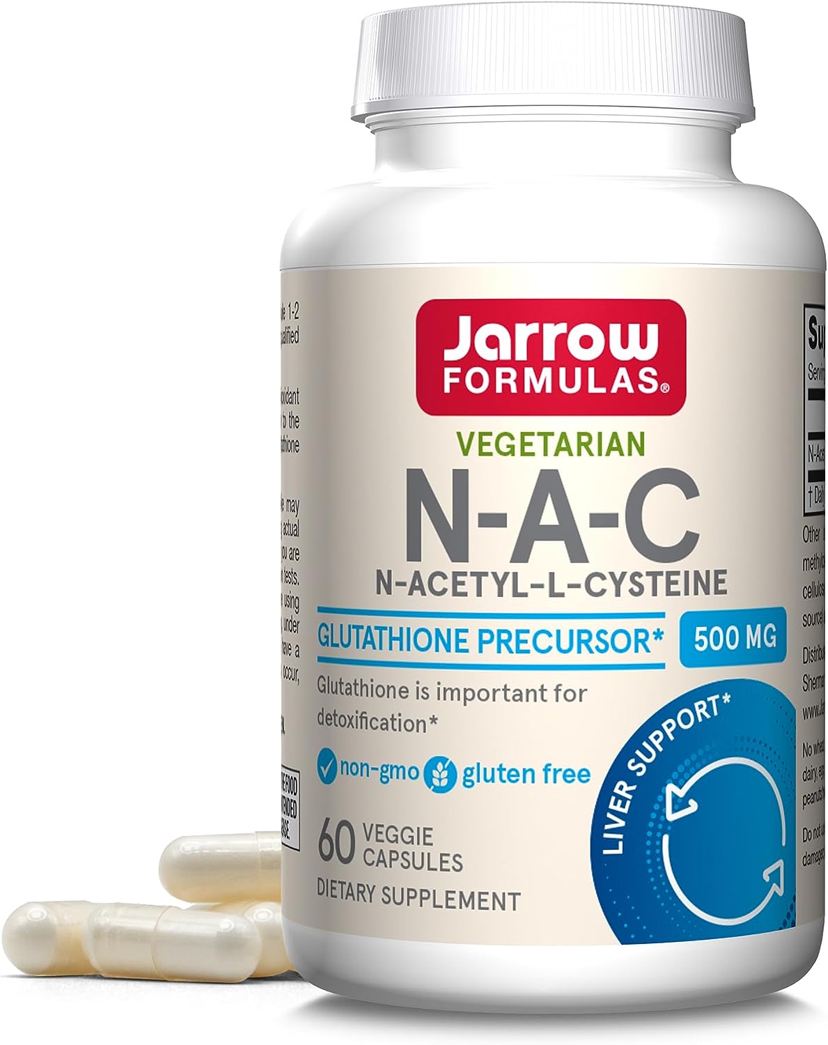 Jarrow Formulas N-A-C  Precursor to Glutathione 60 Veggie Caps