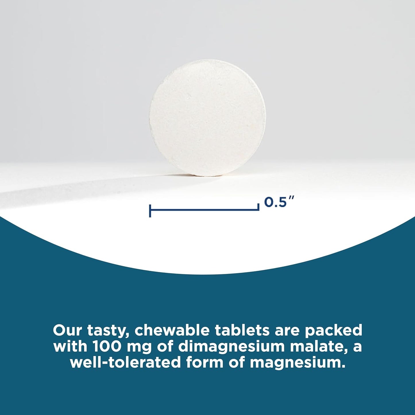 Seeking Health Magnesium Malate Chewable 100 mg -100 Chewable Tablets