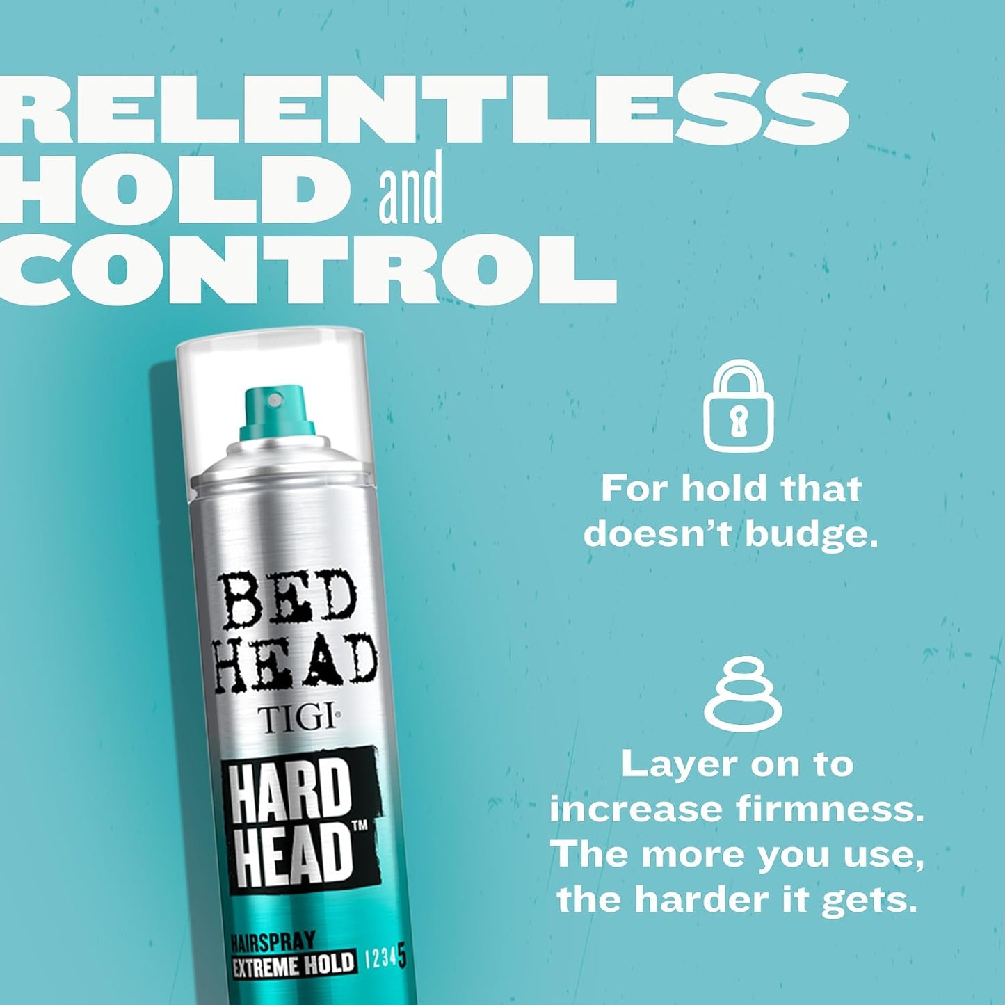 TIGI Bed Head Hard Head Hairspray, Travel-Size + Full-Size