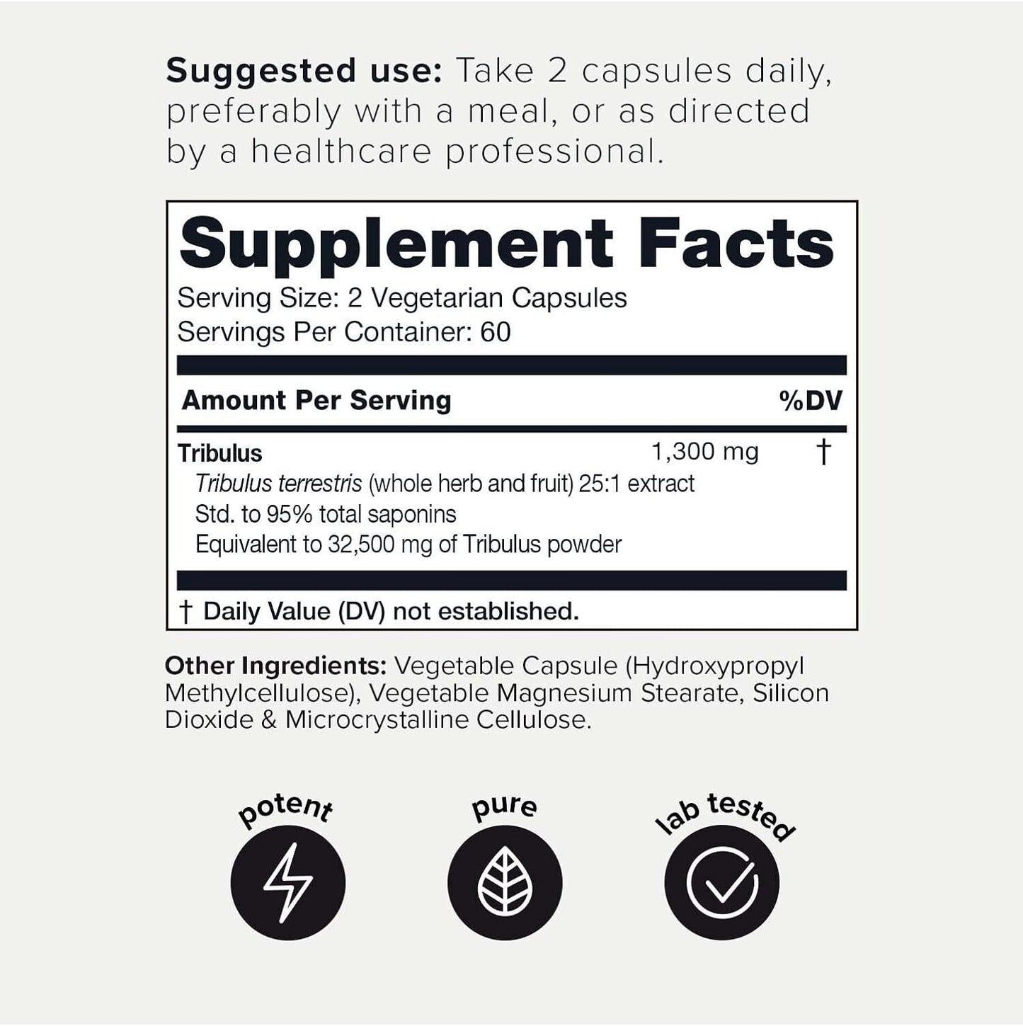 Toniiq Ultra High Strength Tribulus  - 120 Capsules