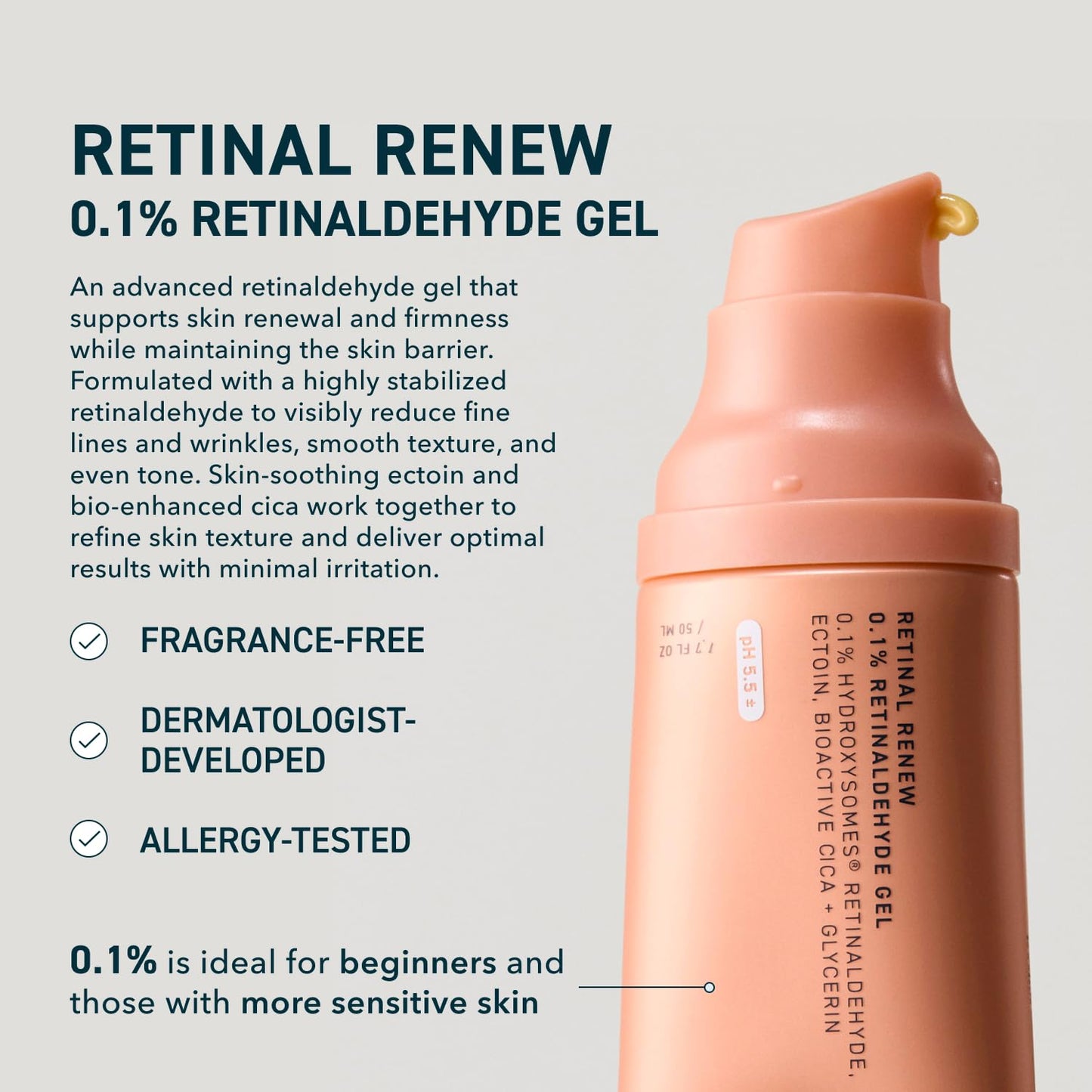 Prequel Skin Retinal Renew – 0.1% Retinaldehyde Gel - 1.7 fl oz