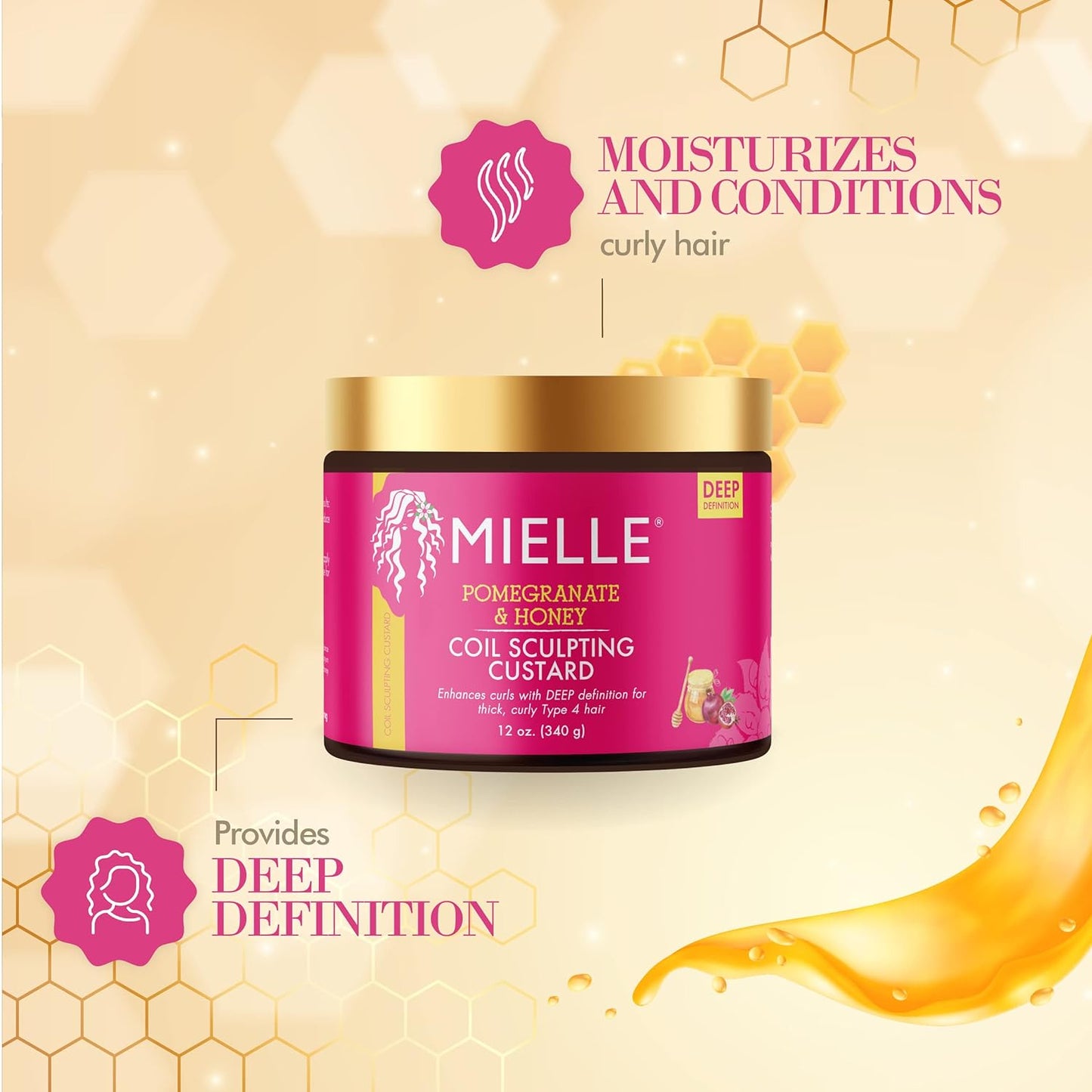 Mielle Organics Pomegranate & Honey Sculpting Custard