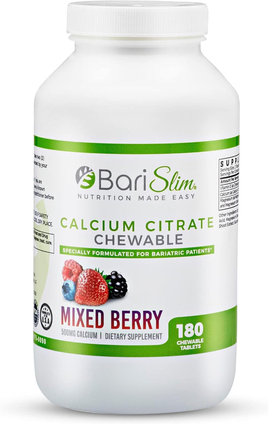 BariSlim Bariatric Calcium Citrate with Magnesium and Vitamin D Tabs 90 Servings