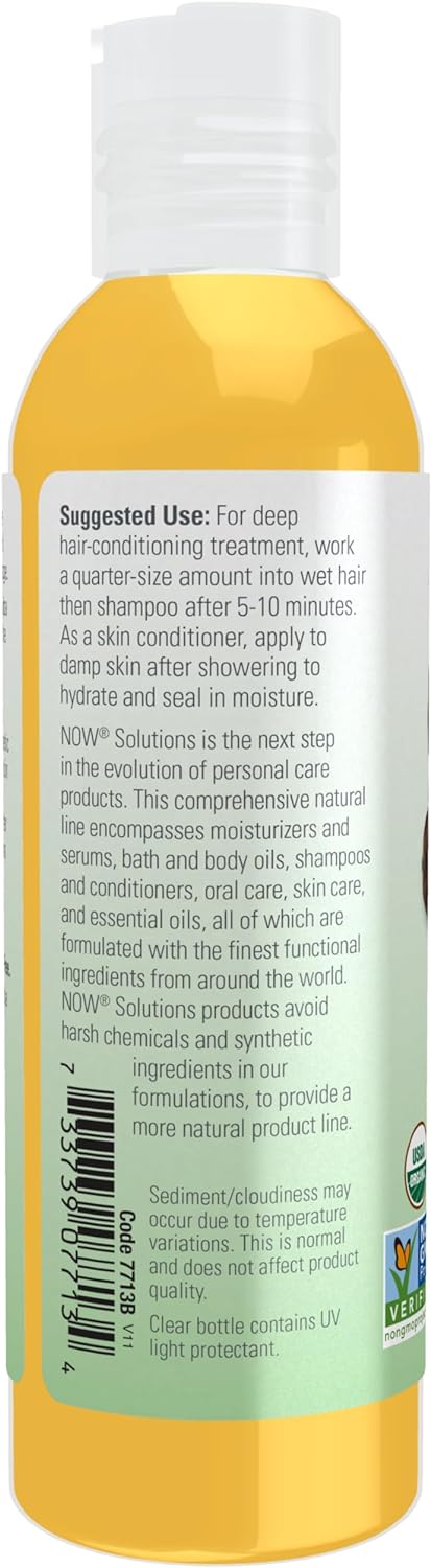 NOW Solutions, Organic Jojoba Oil, Moisturizing