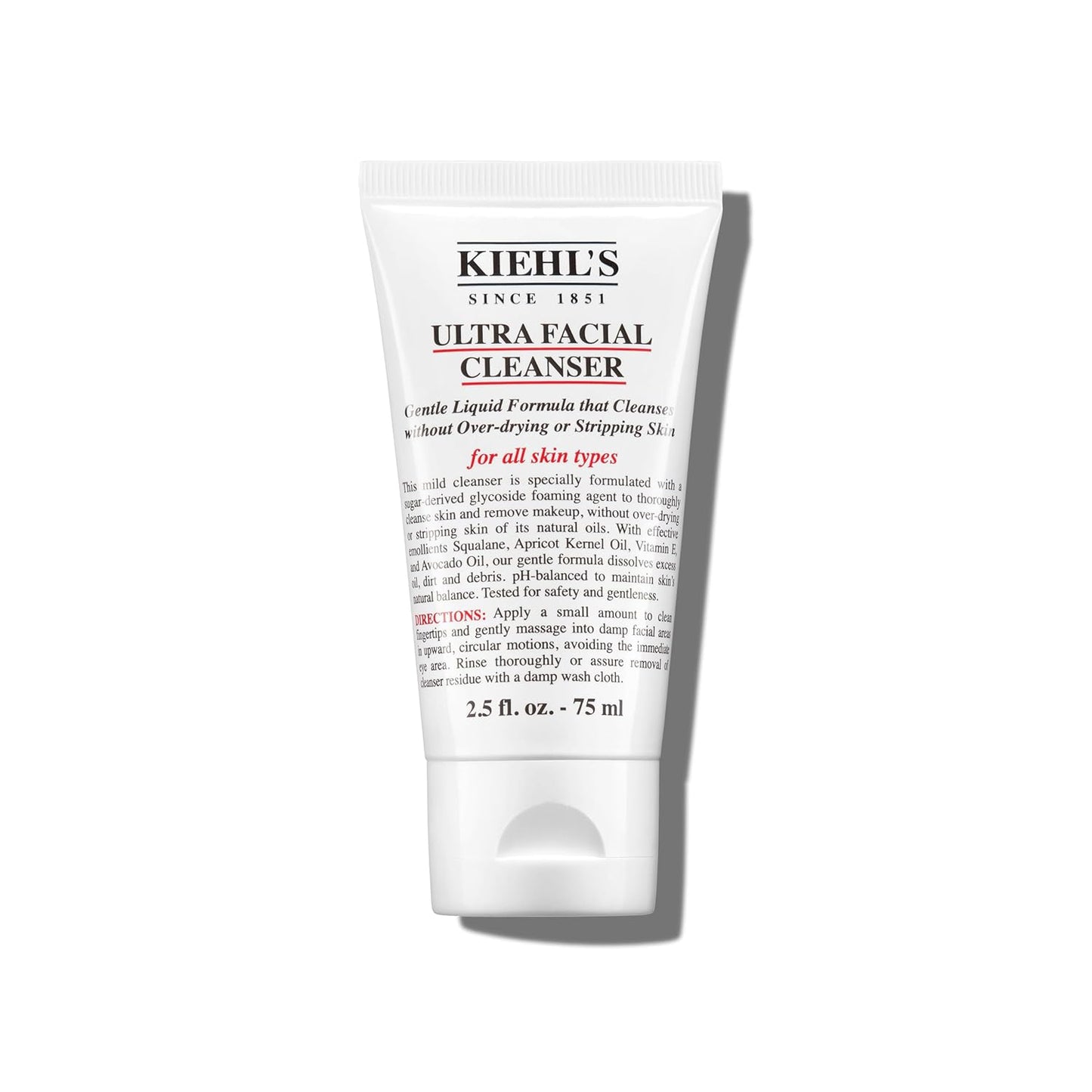 Kiehl's Ultra Facial Cleanser, Lightweight Foamy Facial Cleanser 2.5 Fl oz