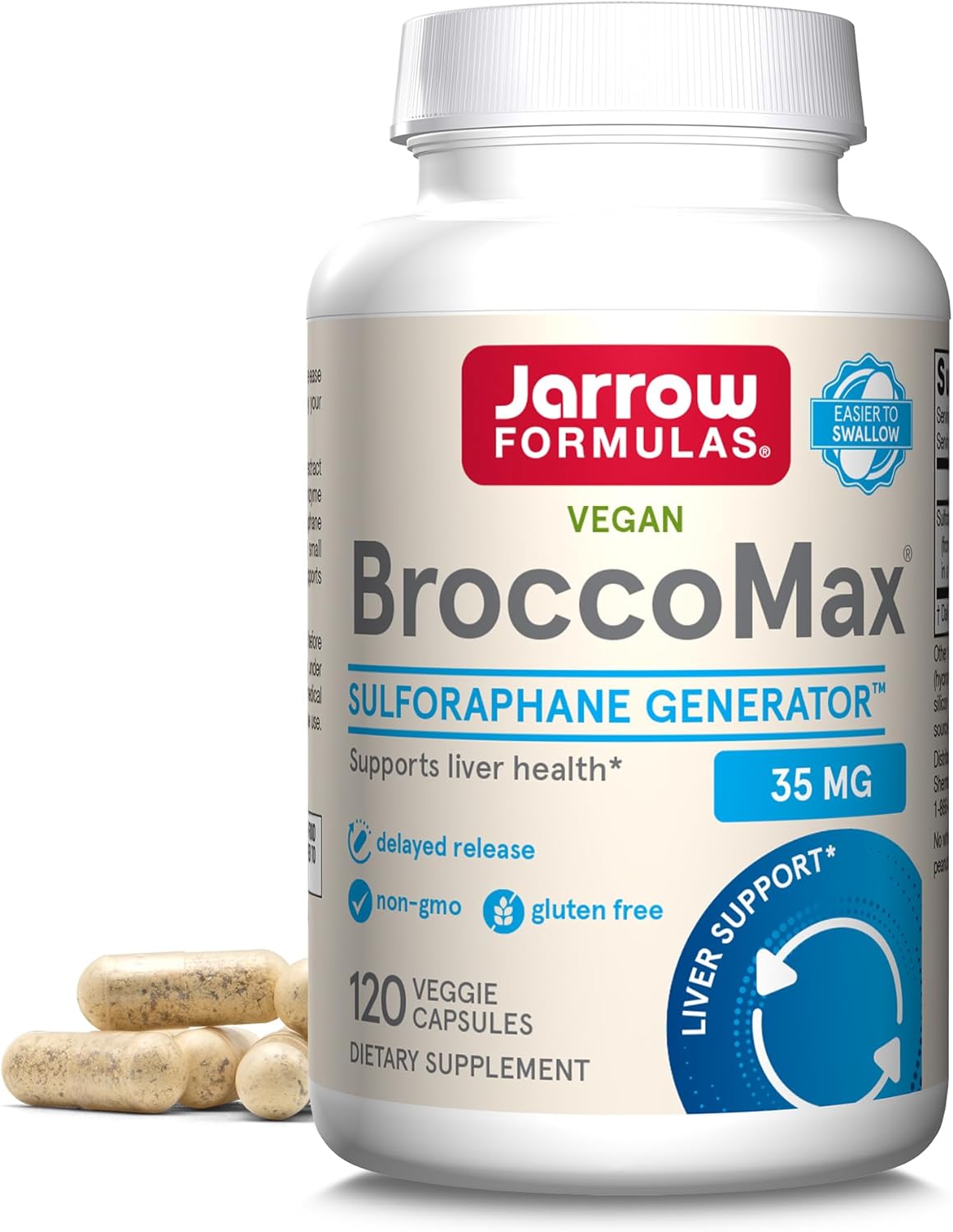 Jarrow Formulas BroccoMax Sulforaphane Generator 120  Veggie Capsules