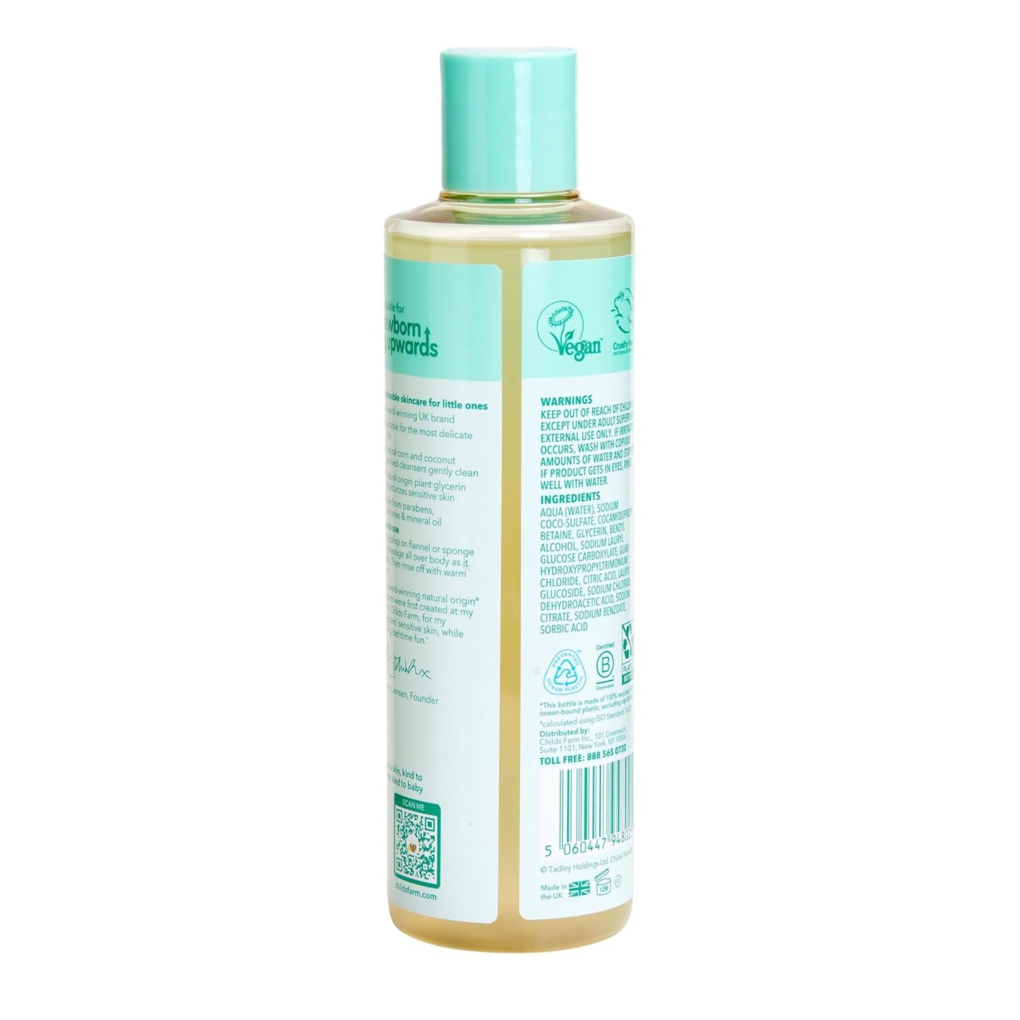 Childs Farm Baby Body Wash, Unfragranced - 8.4 Fl Oz