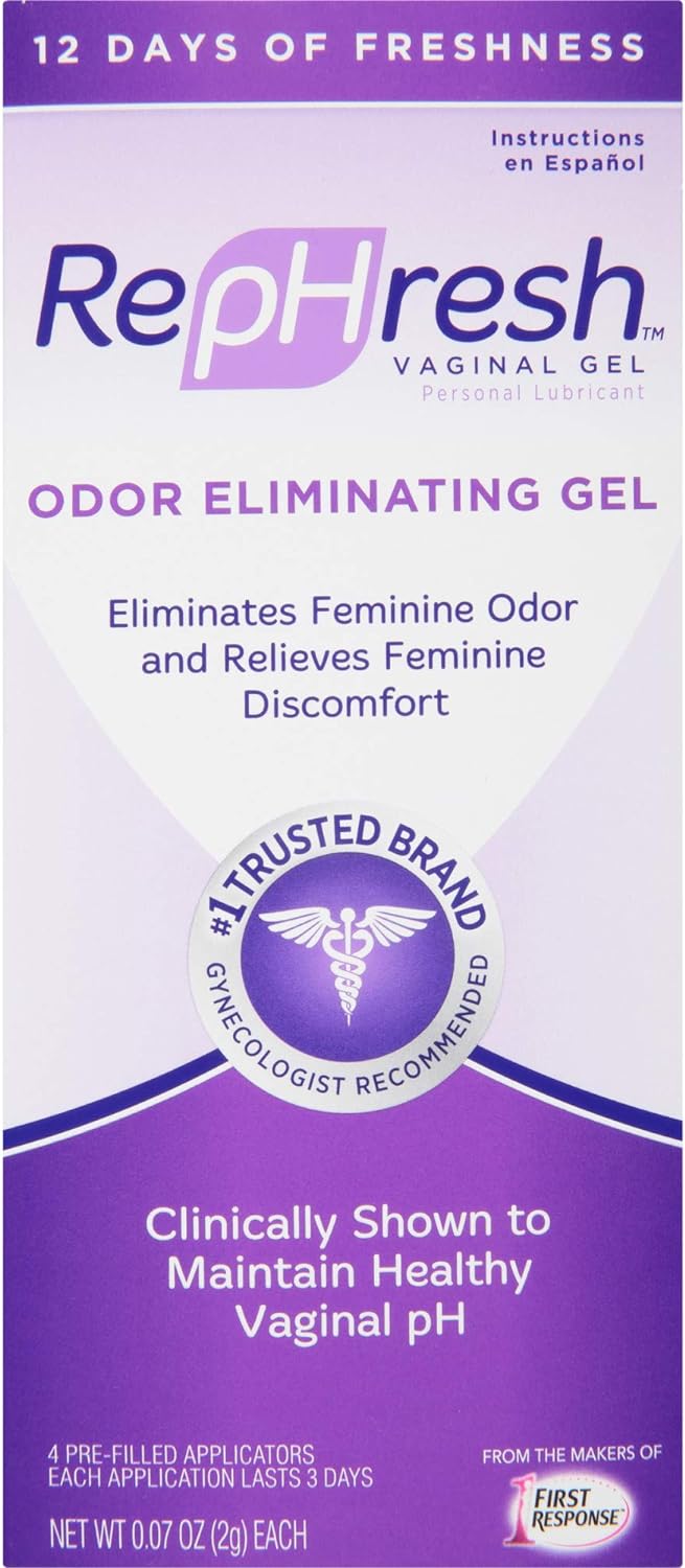 RepHresh Odor Eliminating Vaginal Gel, 4ct