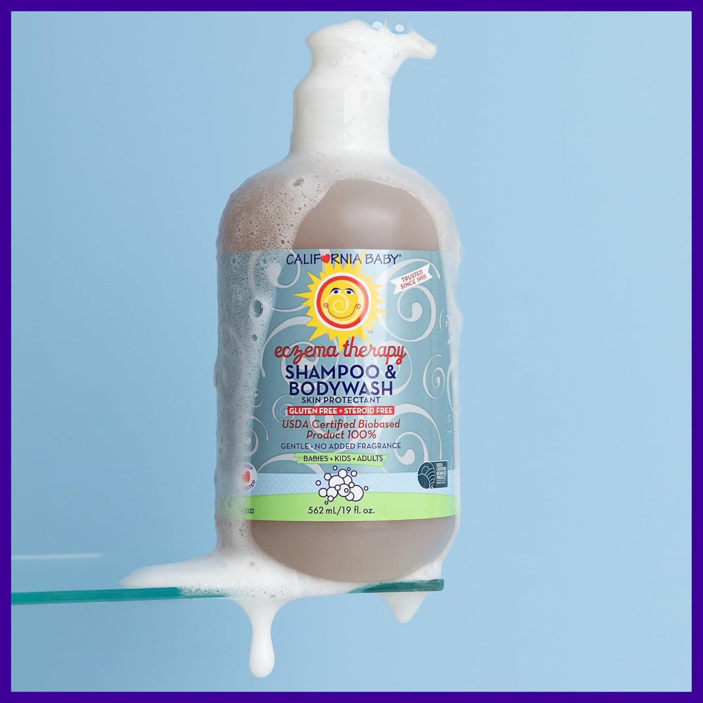 California Baby Eczema Unscented Shampoo & Body Wash 8.5 oz.