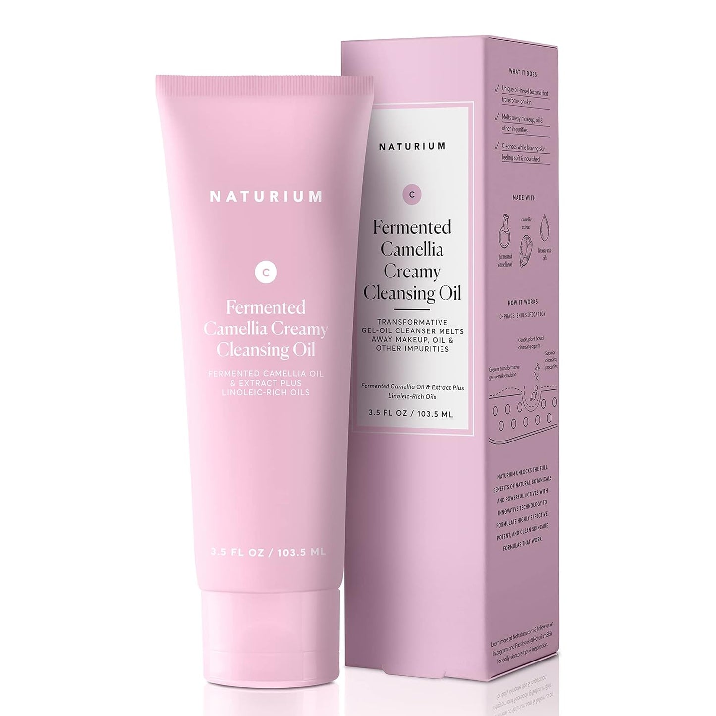 Naturium Camellia Creamy Cleansing Oil - 3.5 oz