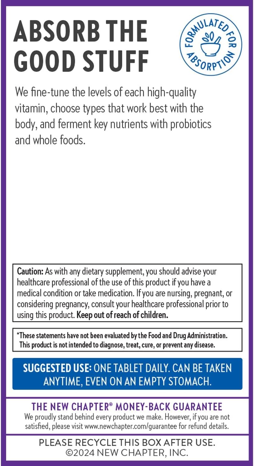 New Chapter Vitamin B Complex – Fermented Coenzyme -  30 count