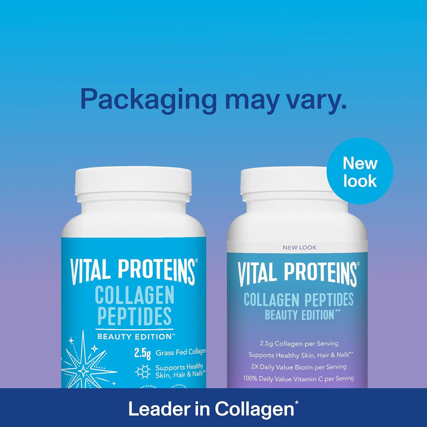 Vital Proteins Collagen Peptides Beauty Edition Capsules, 2.5g of Collagen -150 capsules