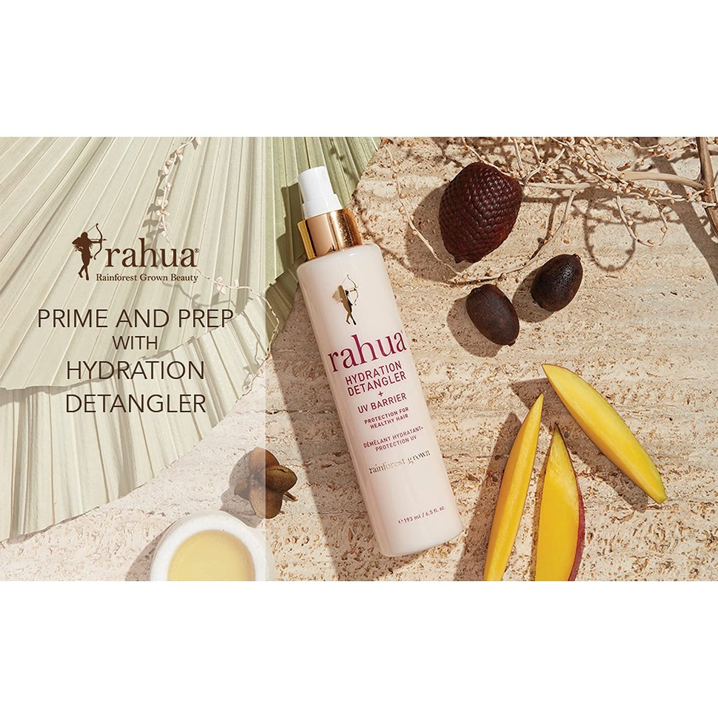 Rahua Hydration Detangler + UV Barrier, 6.5 Fl Oz