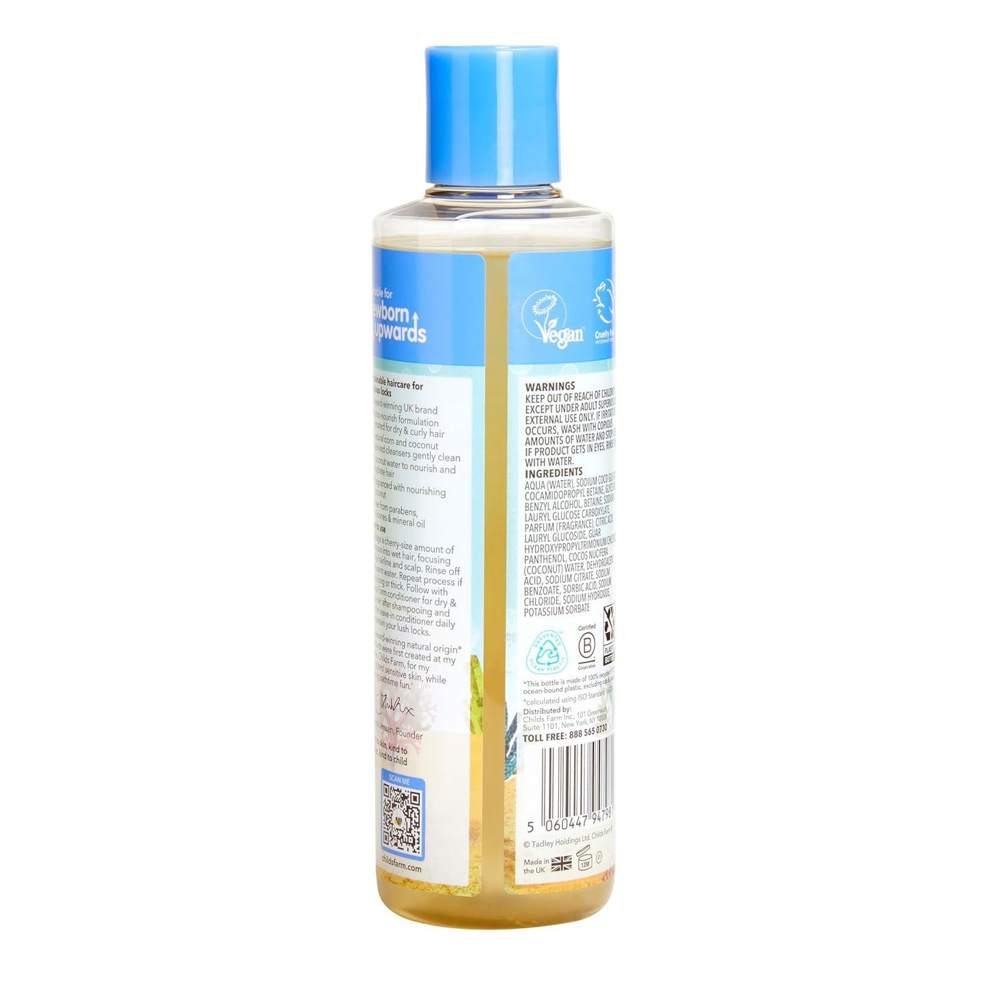 Childs Farm, Coco-Nourish Shampoo coconut cleansers - 8.4 Fl Oz