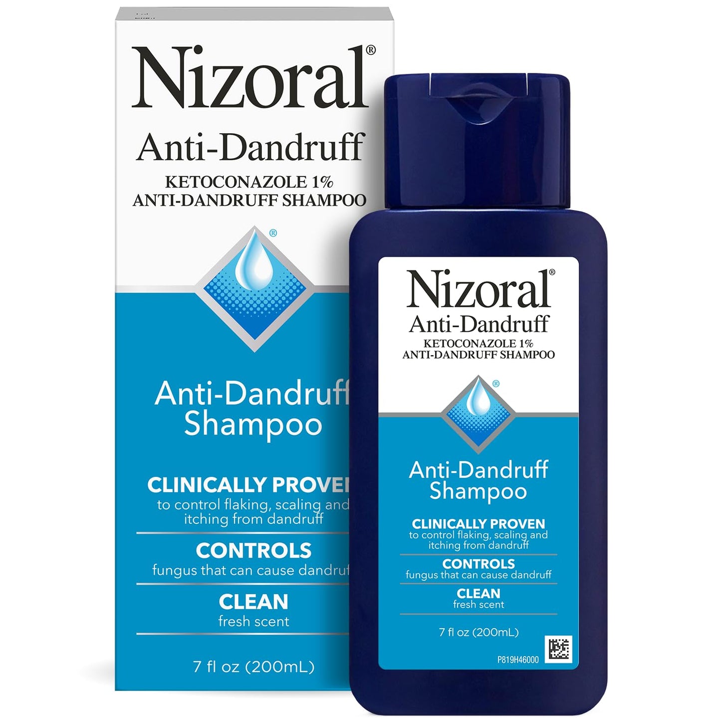 Nizoral Anti-Dandruff Shampoo with 1% Ketoconazole, Fresh Scent - 7 Fl Oz