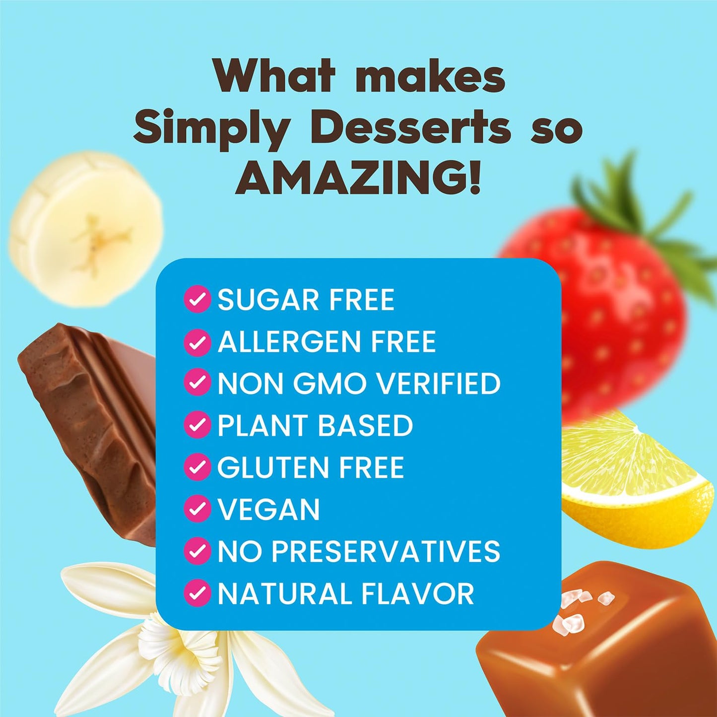 Simply Desserts Variety  6-Pack - 1.7 Oz Ea