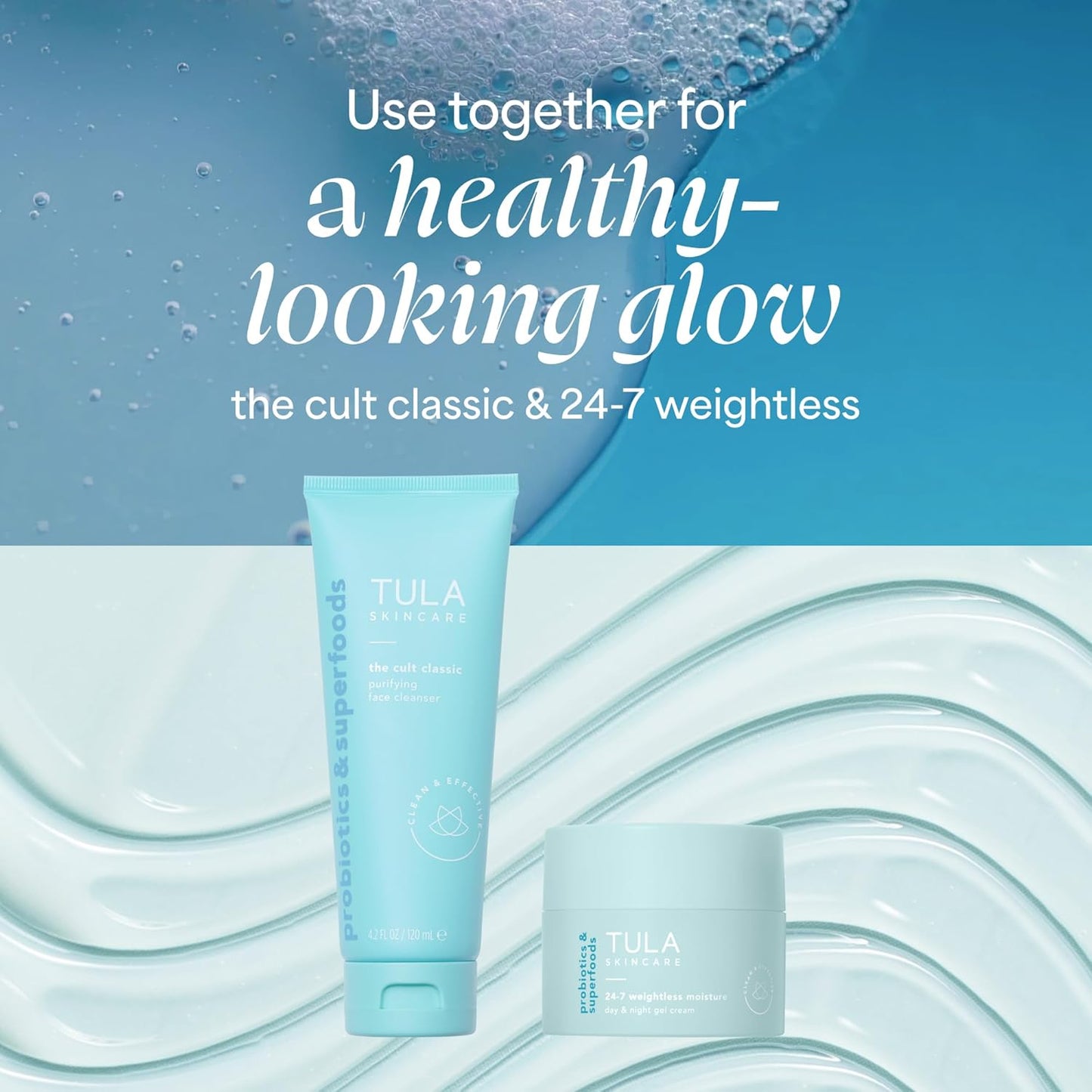 TULA Skin Care 24-7 Weightless Moisture Hydrating Day & Night Cream -0.5 oz