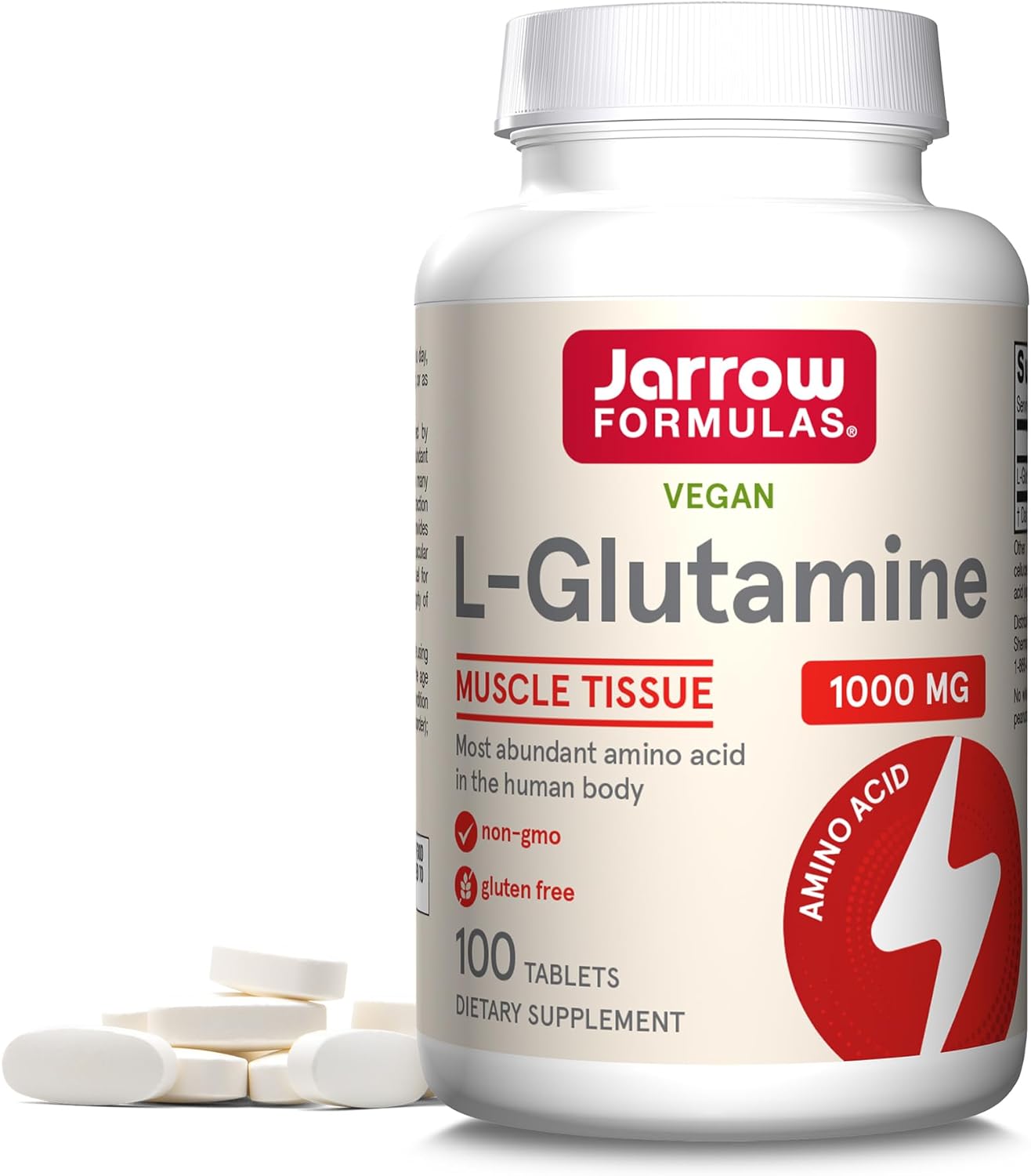Jarrow Formulas L-Glutamine Muscle Tissue 100 tablets