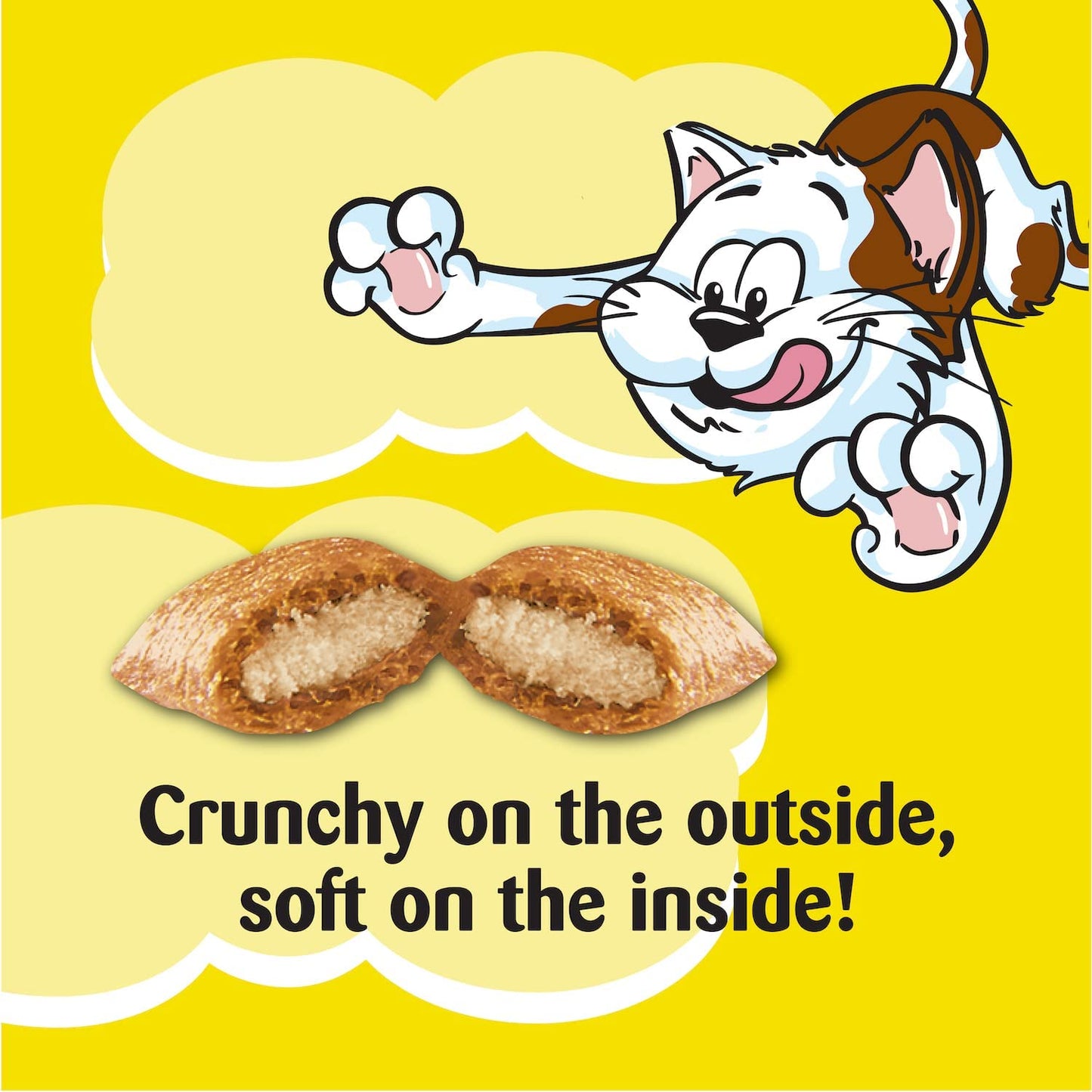 TEMPTATIONS Classic Crunchy and Soft Cat Treats Tasty Chicken Flavor, 30 oz. Tub