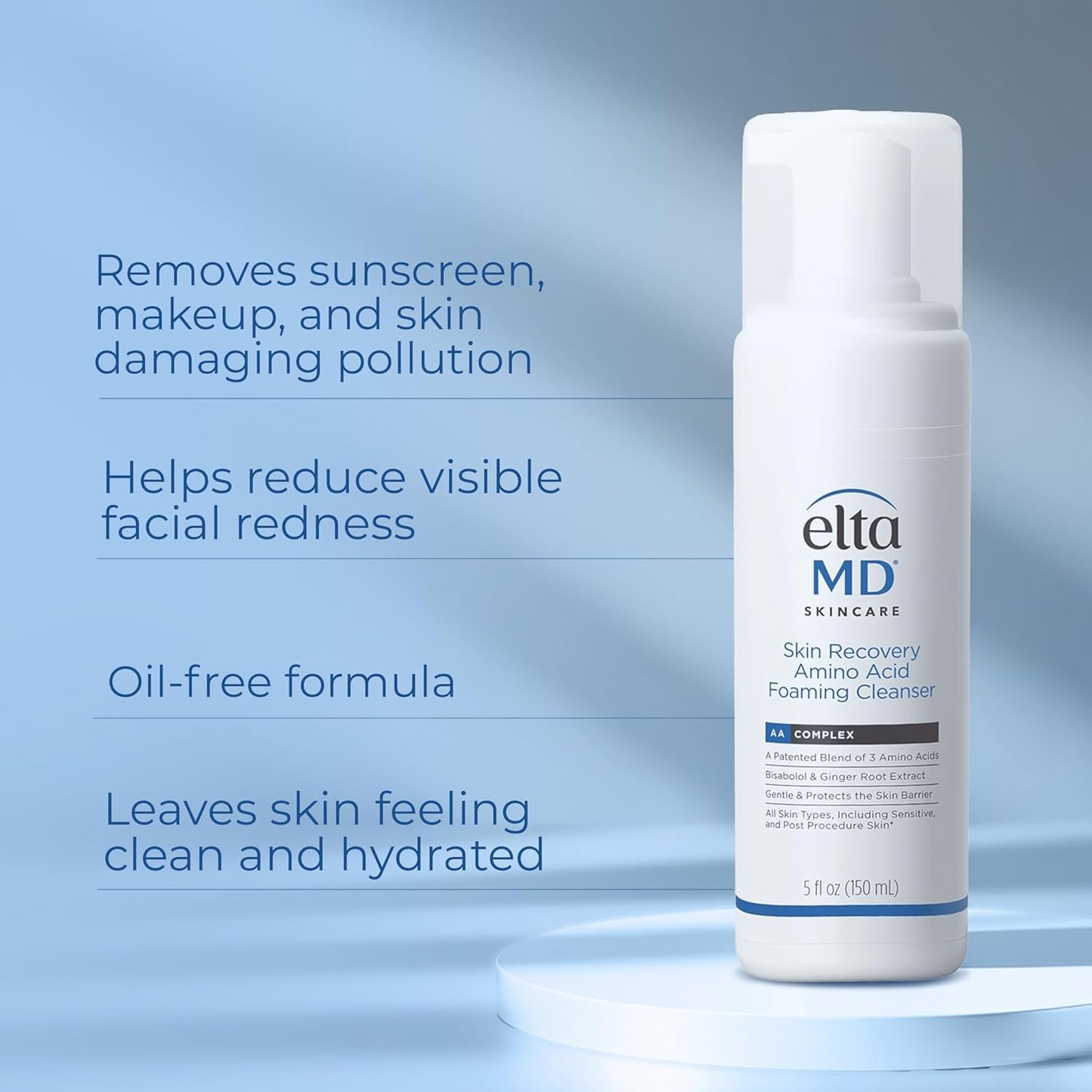 EltaMD Skin Recovery Amino Acid Foaming Facial Cleanser - 5 fl oz