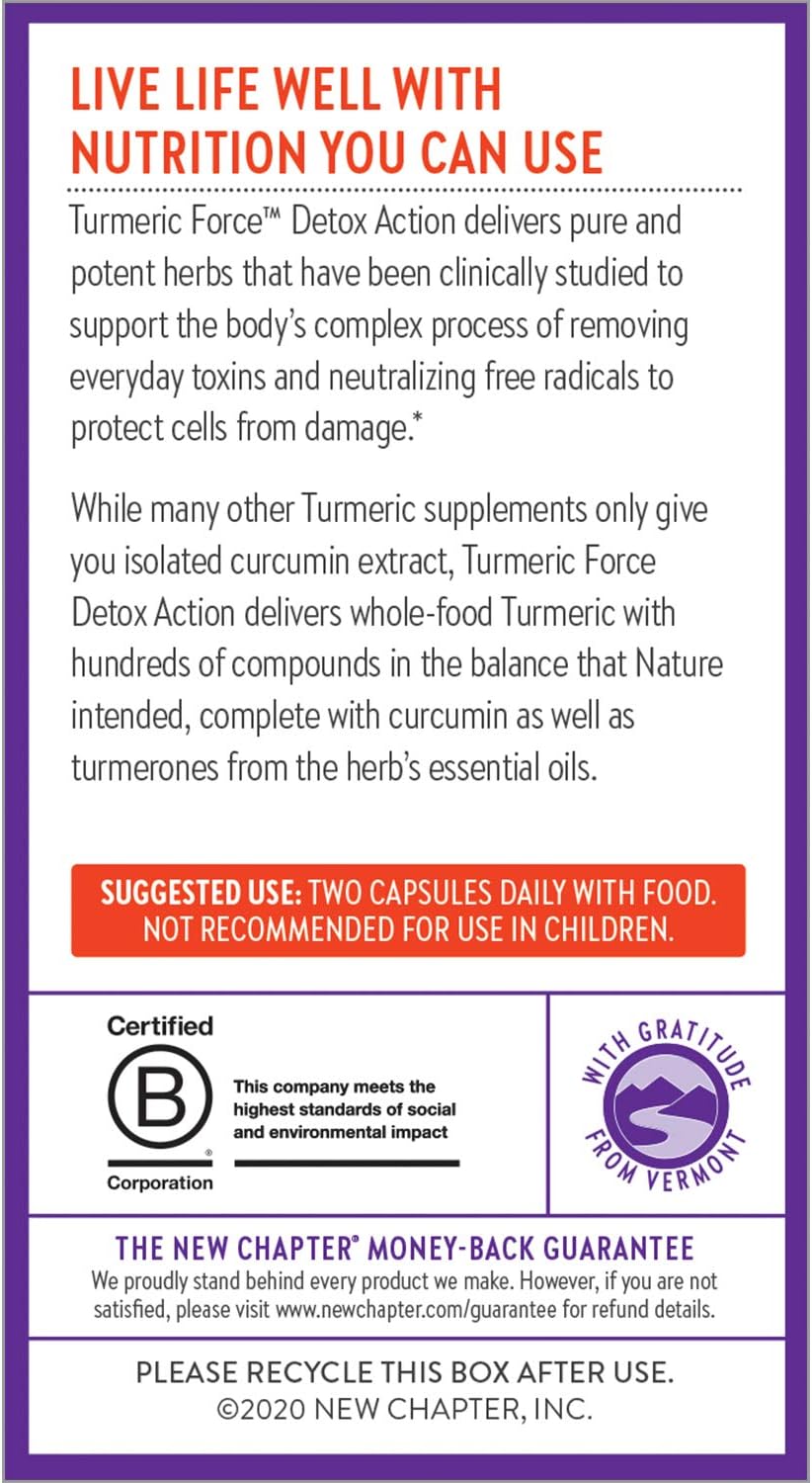 New Chapter Turmeric Supplement - 60 Count