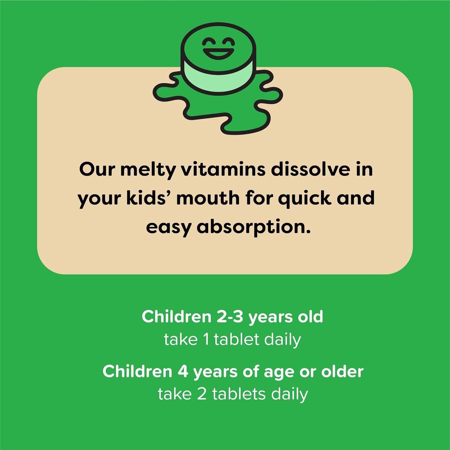 Renzo's Dynamite Vitamin D3 - Dissolving Kids Vitamin D3-60 tabs