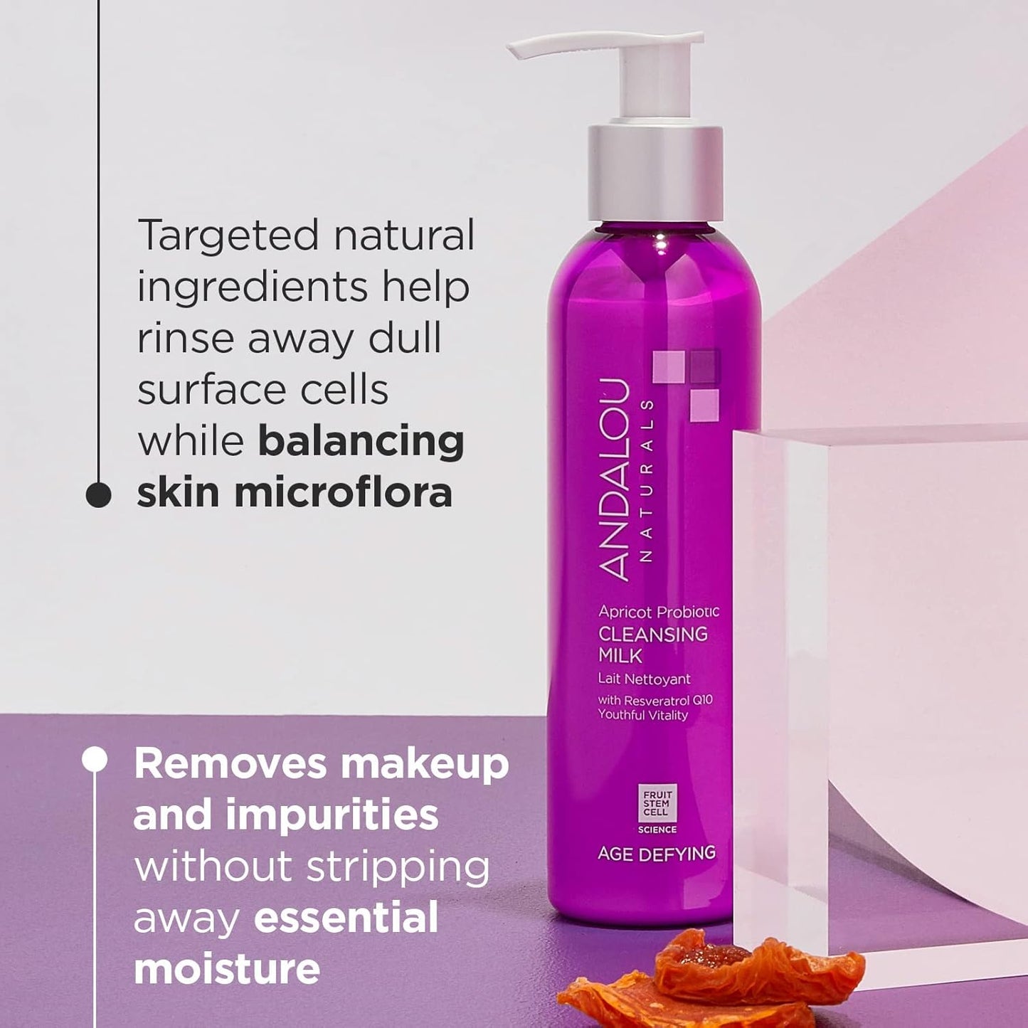 Andalou Naturals Probiotic Cleansing Milk,6 Fl Oz
