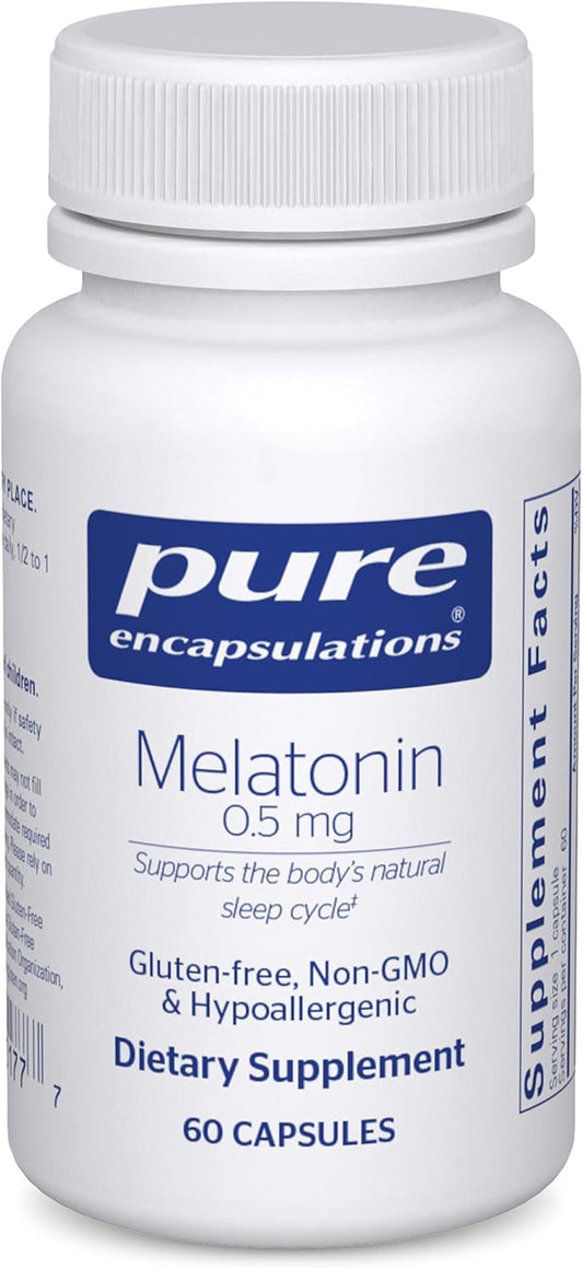Pure Encapsulations Melatonin 0.5 mg - 60 Capsules