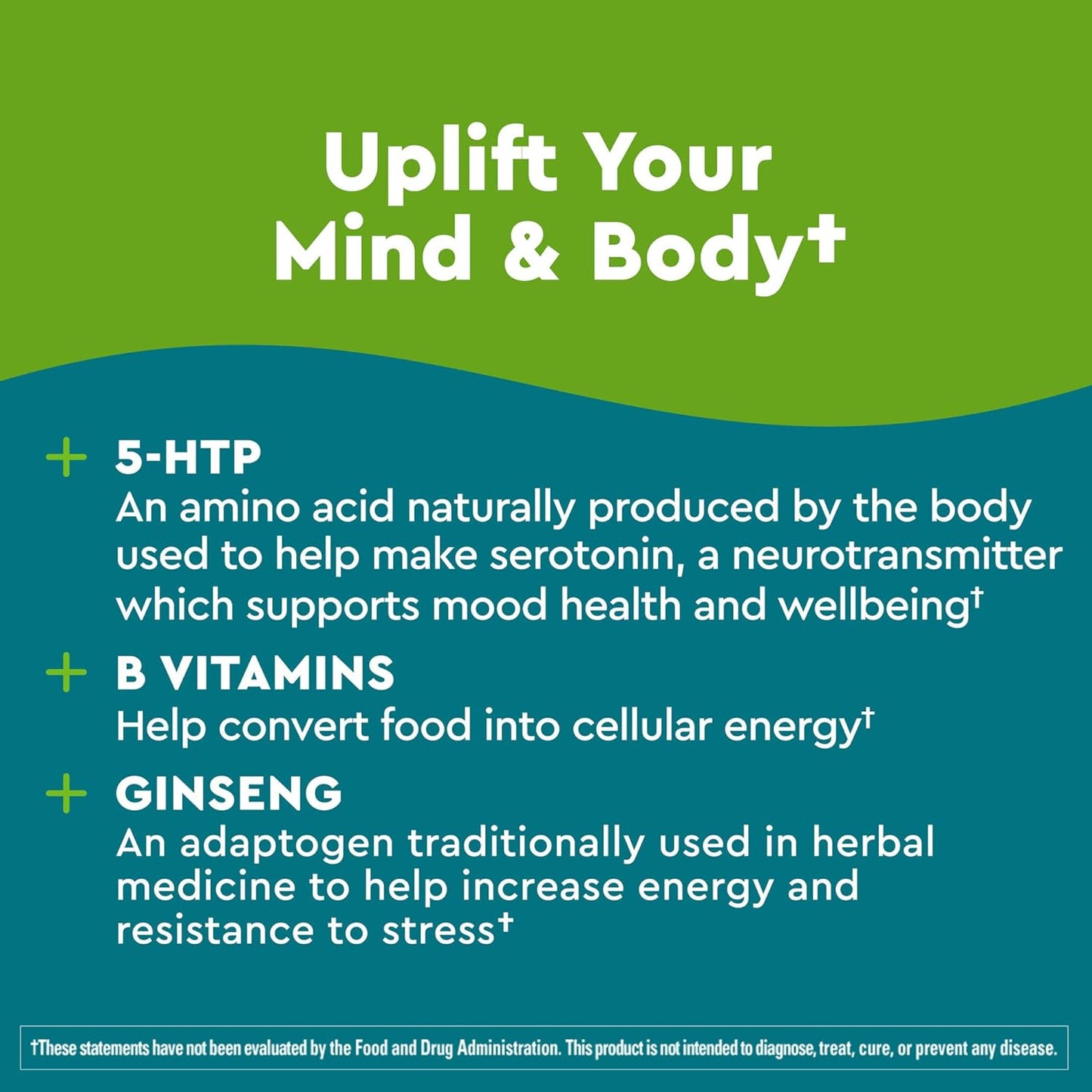 Nature Made Wellblends Positive Mood & Energy 24 Softgels