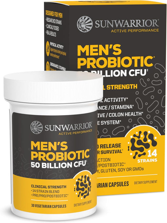 Sunwarrior  Probiotic 50 Billion CFU Probiotics Supplement  - 30 Capsules