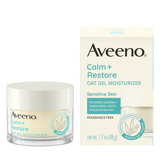 Aveeno Calm + Restore Oat Gel Facial Moisturizer - 1.7 oz