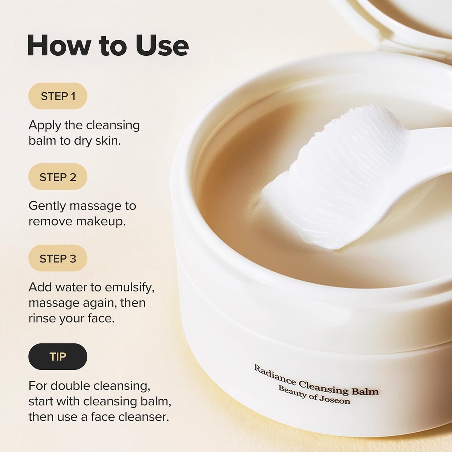 Beauty of Joseon Radiance Cleansing Balm Makeup - 3.38 fl.oz