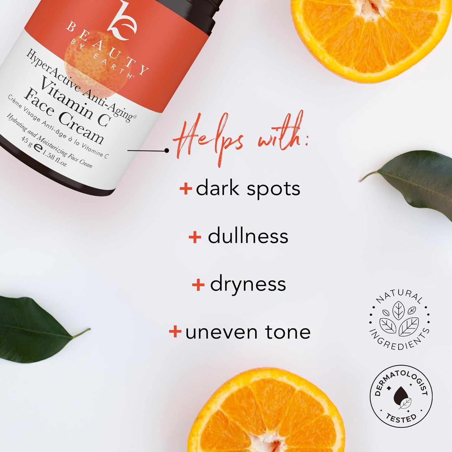 Beauty by Earth Vitamin C Face Cream -1.58 fl oz