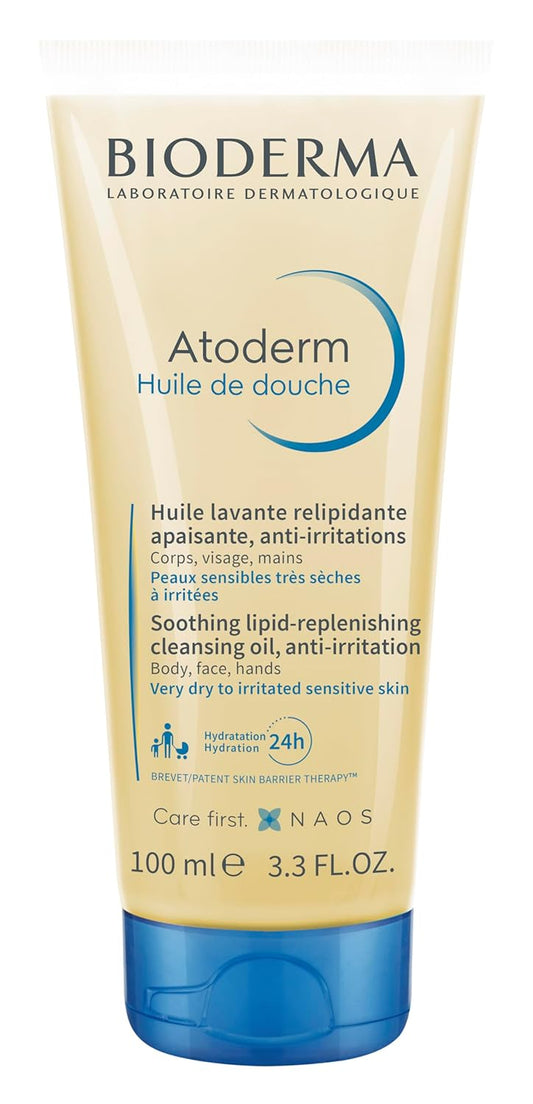 Bioderma Atoderm Shower Oil, Cleansing Oil - 3.3 fl oz