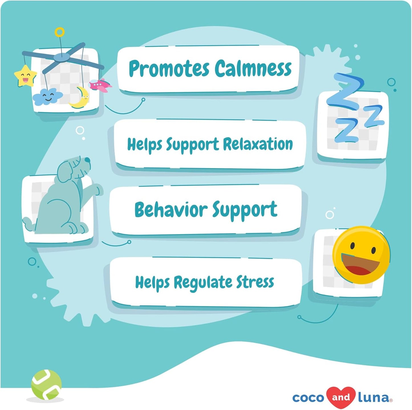 Calming Chews for Dogs Composure & Relaxation - 90 Soft Chews