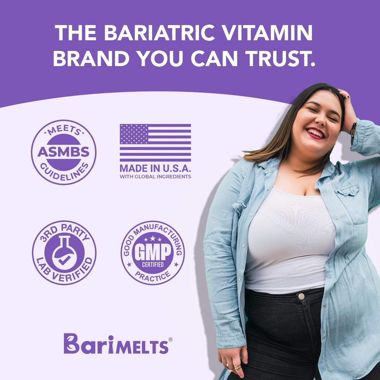 BariMelts Iron with Vitamin C,90 Fast Melting Tablets