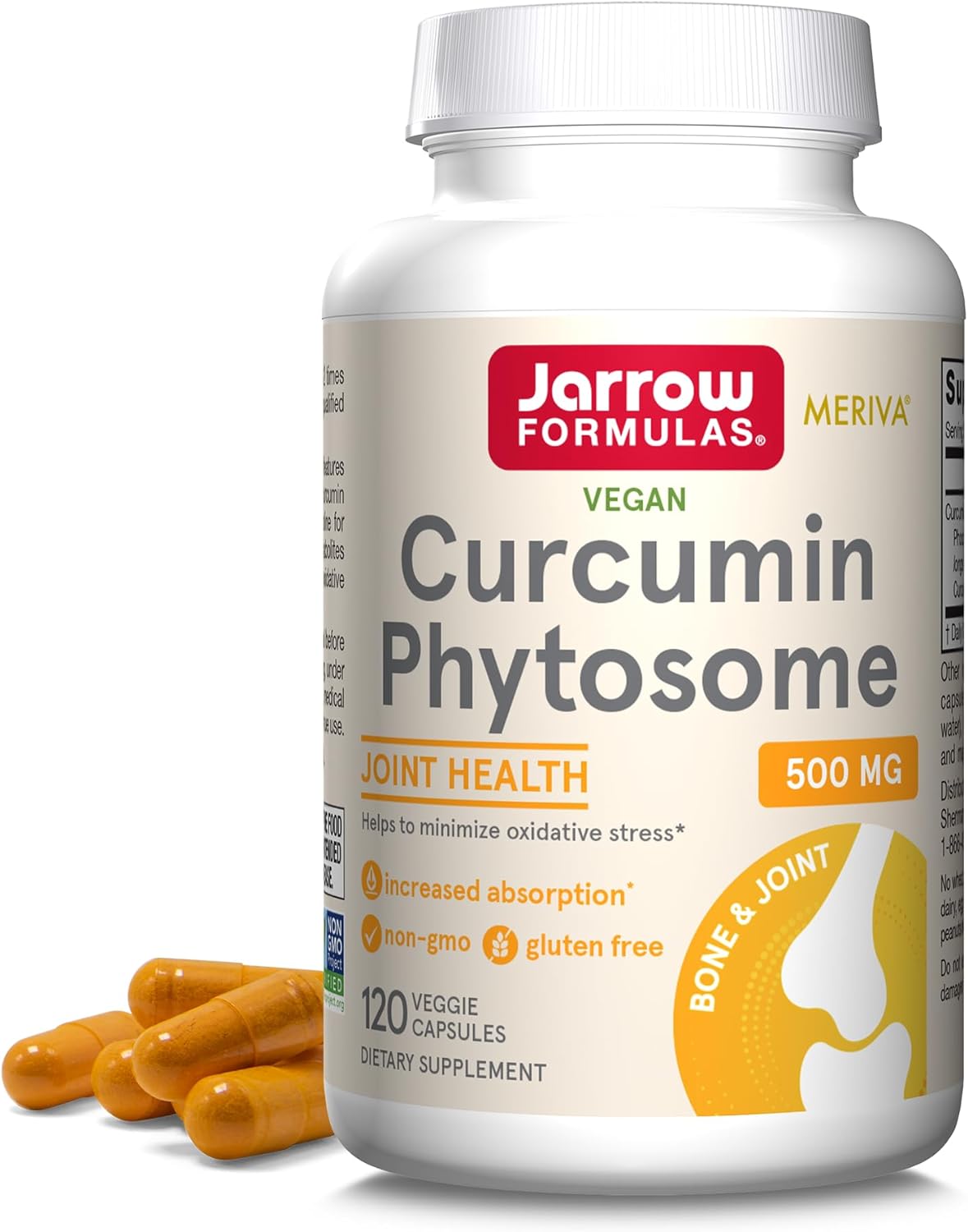 Jarrow Formulas Curcumin Phytosome  120  Veggie Capsules