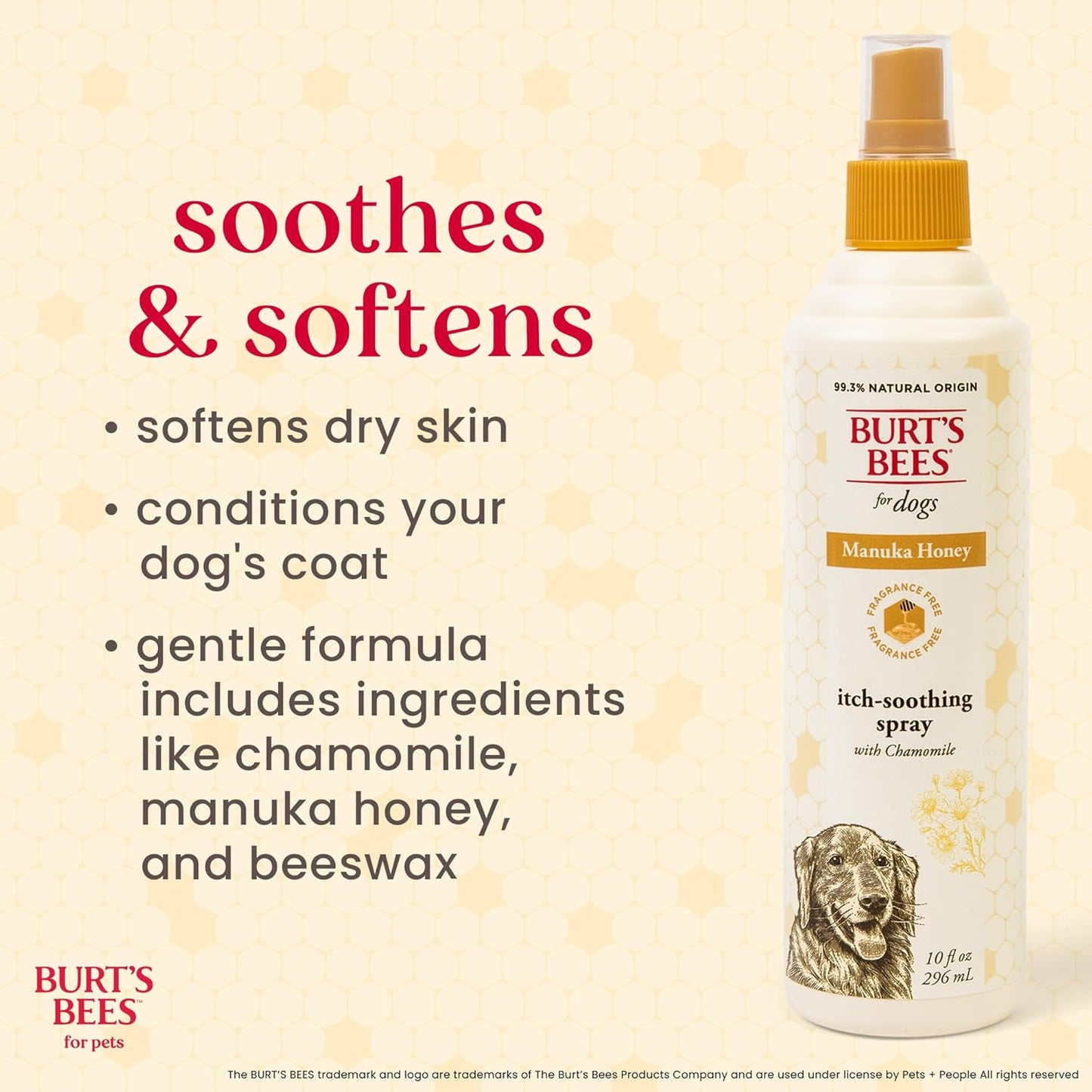 Burt's Bees for Pets Itch Relief Spray for Dogs - 10 Fl Oz