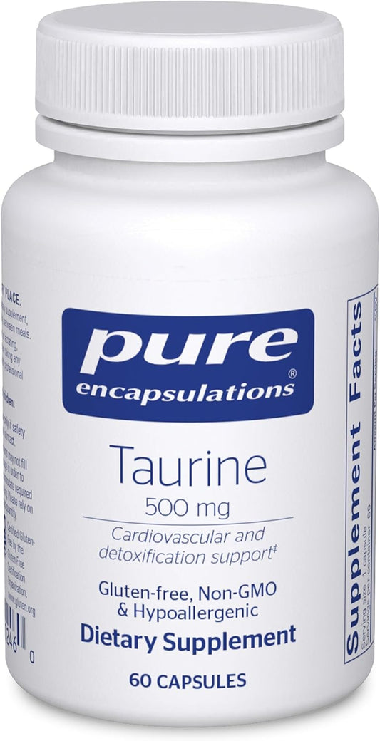 Pure Encapsulations Taurine 500 mg - 60 Capsules
