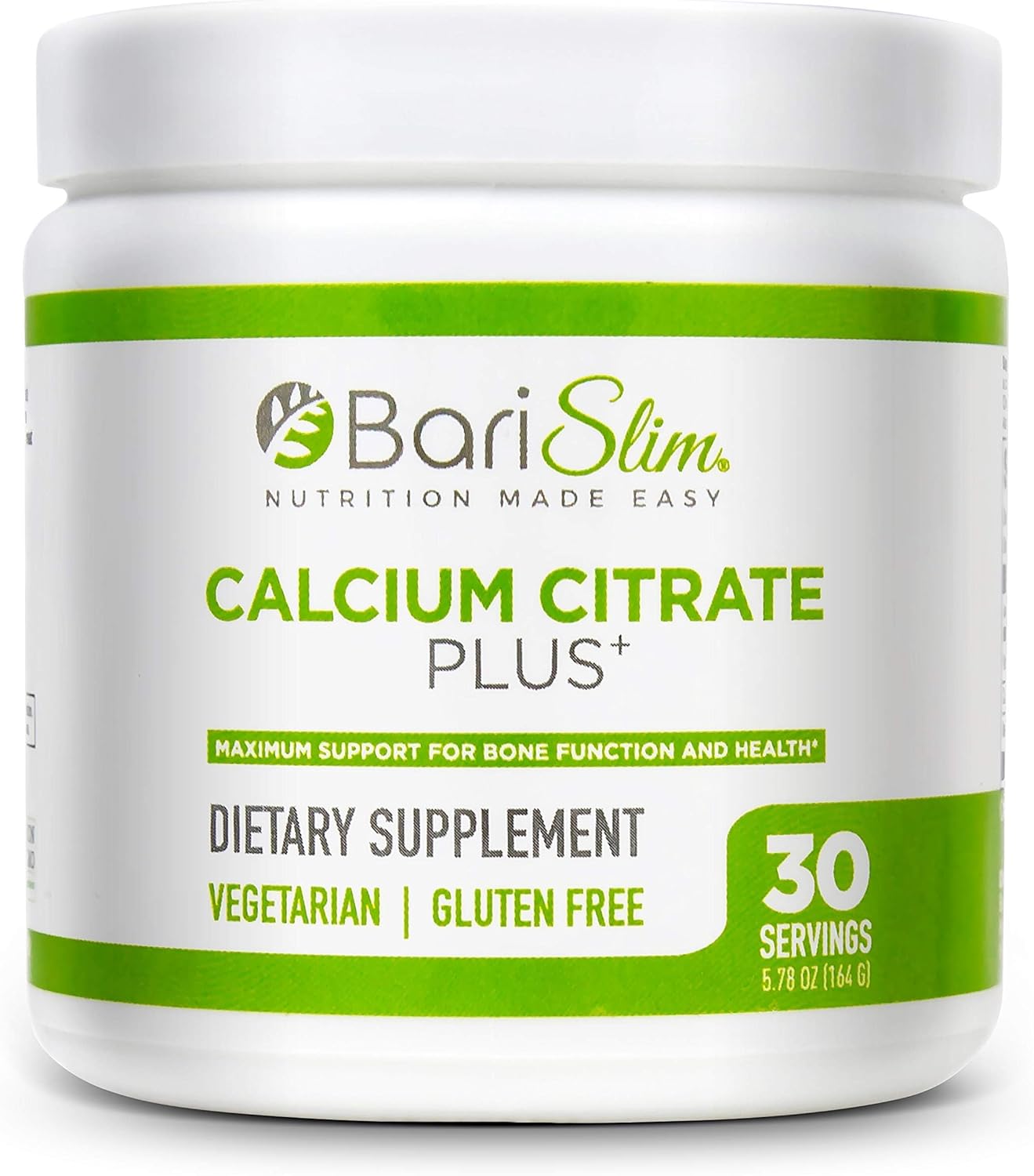 BariSlim Bariatric Calcium Citrate Plus Powder 30 Servings