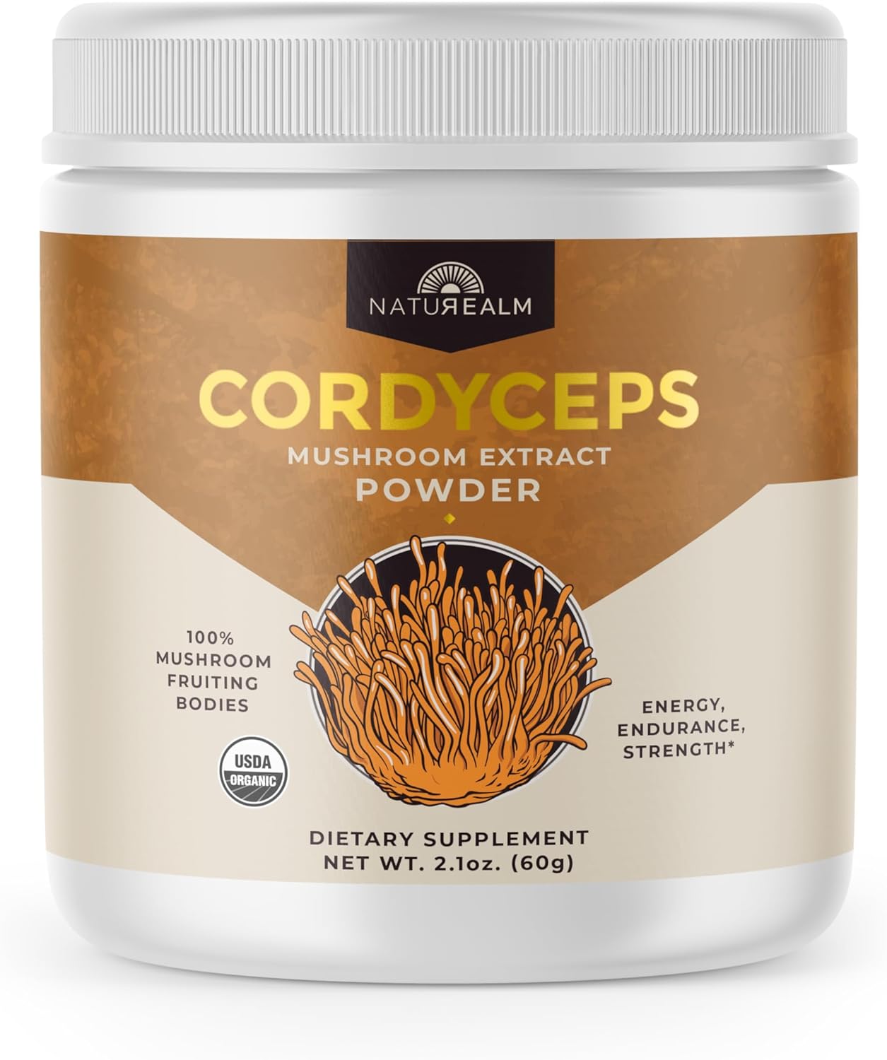 Naturealm - Cordyceps Powder - Nootropic Mushroom – DirectBuyIn