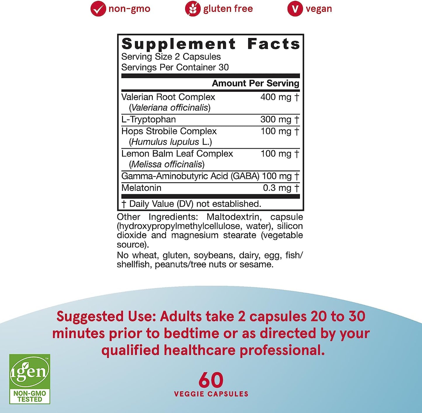 Jarrow Formulas Sleep Optimizer - Veggie Caps 60 Count