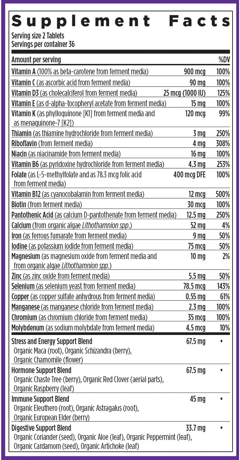 New Chapter Women's Multivitamin Advanced - 72 Count