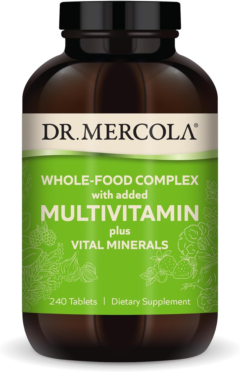 Dr. Mercola Whole Food Multivitamin Plus Vital Minerals 240 tablets